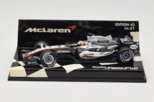 McLaren Mercedes MP4-20 #10 J-P. Montoya Race Car 2005 Minichamps 1:43 530054310 Kovina