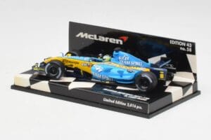 McLaren MP4-19B #5 D. Coulthard F1 2004 Minichamps 1:43 530044315 Kovina – slika 2 od 5