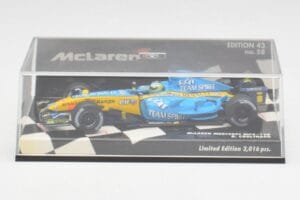 McLaren MP4-19B #5 D. Coulthard F1 2004 Minichamps 1:43 530044315 Kovina – slika 5 od 5