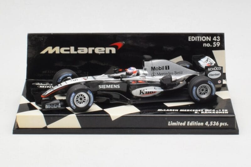 McLaren MP4-19B #6 K. Raikkonen F1 2004 Minichamps 1:43 530044316 Kovina