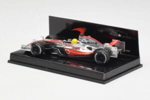 McLaren MP4-22 L. Hamilton F1 Showcar 2007 Minichamps 1:43 530074372 Kovina – slika 2 od 5