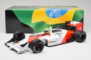 McLaren Honda MP4/4 Marlboro #12 A. Senna F1 World Champion 1988 Minichamps 1:12 540881212 Kovina – slika 6 od 6