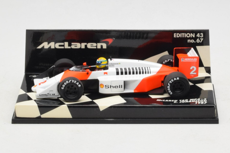 McLaren MP4/3 TAG #12 S. Johansson F1 1987 Minichamps 1:43 530874302 Kovina
