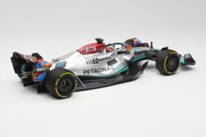 Mercedes AMG W13 E Performance Petronas #63 G. Russell Miami GP 2022 Minichamps 1:18 110220563 Kovina – slika 2 od 7