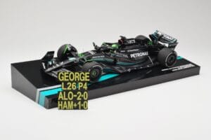 Mercedes AMG W14 E Performance Petronas #63 G. Russell Bahrain GP 2023 Minichamps 1:18 113230163 Smola – slika 2 od 7