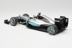 Mercedes AMG W07 #6 N. Rosberg Australia GP Winner 2016 Minichamps 1:18 110160006 Kovina – slika 5 od 7
