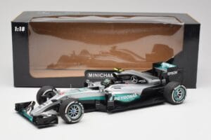Mercedes AMG W07 #6 N. Rosberg Australia GP Winner 2016 Minichamps 1:18 110160006 Kovina – slika 6 od 7