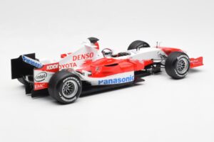 Toyota TF106 Panasonic Toyota Racing J. Trulli F1 Presentation 2006 Minichamps 1:18 AM59554H Kovina – slika 2 od 6
