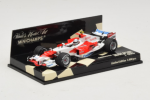 Toyota J. Trulli Panasonic Toyota Racing Showcar F1 2007 Minichamps 1:43 400070082 Kovina – slika 2 od 5