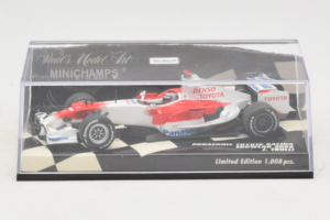 Toyota TF108 #9 J. Trulli Panasonic Toyota Racing Showcar F1 2008 Minichamps 1:43 400080081 Kovina – slika 4 od 5