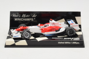 Toyota TF108 #9 J. Trulli Panasonic Toyota Racing Showcar F1 2008 Minichamps 1:43 400080081 Kovina