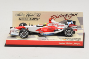 Panasonic Toyota Racing TF107 R. Schumacher F1 Showcar 2007 Minichamps 1:43 403070081 Kovina