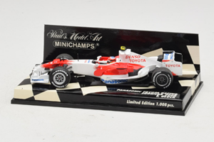 Toyota T. Glock Panasonic Toyota Racing Showcar F1 2008 Minichamps 1:43 400080082 Kovina