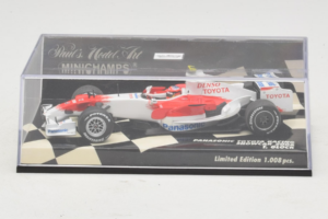 Toyota T. Glock Panasonic Toyota Racing Showcar F1 2008 Minichamps 1:43 400080082 Kovina – slika 5 od 5