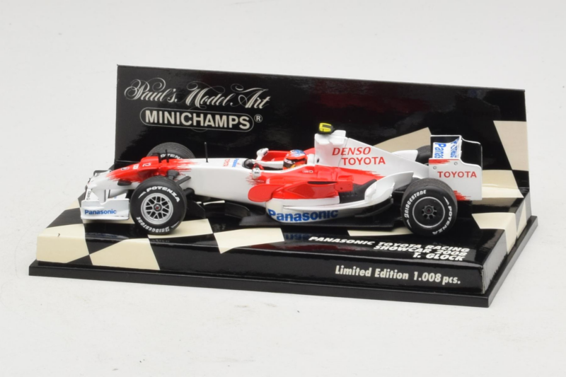 Toyota T. Glock Panasonic Toyota Racing Showcar F1 2008 Minichamps 1:43 400080082 Kovina