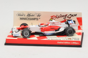 Panasonic Toyota Racing TF108 T. Glock F1 Showcar 2008 Minichamps 1:43 403080082 Kovina