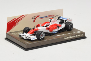 Toyota TF108 Panasonic #12 J. Trulli F1 2008 Minichamps 1:43 AM611513 Kovina – slika 2 od 5
