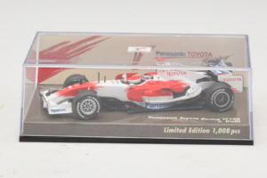 Toyota TF108 Panasonic #12 J. Trulli F1 2008 Minichamps 1:43 AM611513 Kovina – slika 5 od 5