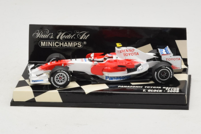 Toyota TF108 #11 T. Glock Panasonic Toyota Racing F1 2008 Minichamps 1:43 400080012 Kovina