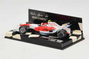 Toyota TF108 #11 T. Glock Panasonic Toyota Racing F1 2008 Minichamps 1:43 400080012 Kovina – slika 3 od 5