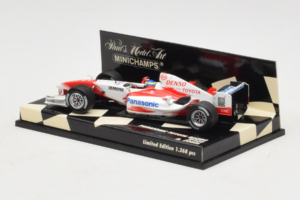Toyota TF104 Panasonic #16 R. Zonta Panasonic Toyota Racing 2004 Minichamps 1:43 400040116 Kovina – slika 3 od 5