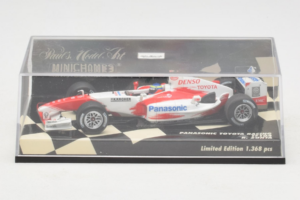 Toyota TF104 Panasonic #16 R. Zonta Panasonic Toyota Racing 2004 Minichamps 1:43 400040116 Kovina – slika 4 od 5