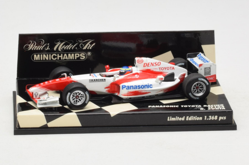Toyota TF104 Panasonic #16 R. Zonta Panasonic Toyota Racing 2004 Minichamps 1:43 400040116 Kovina