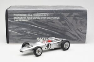 Porsche 804 #30 D. Gurney French Grand Prix 1962 AUTOart 1:18 86271 Kovina – slika 6 od 6