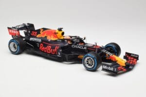 Red Bull Racing Honda RB16B #33 M. Verstappen Turkish GP 2nd Place 2021 Minichamps 1:18 110211633 Kovina – slika 4 od 7