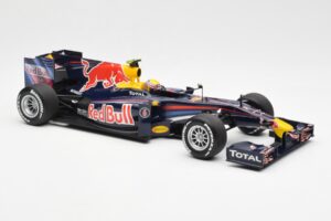 Red Bull RB6 #7 M. Webber Red Bull Racing Showcar 2010 Minichamps 1:18 150100076-R1 Kovina – slika 4 od 6