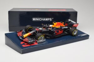 Red Bull Racing Honda RB16B #33 M. Verstappen Emilia Romagna GP 2021 Case Edition Minichamps 1:18 113210133 Smola – slika 7 od 7