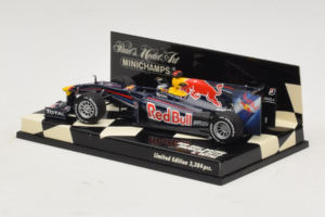 Red Bull Racing RB6 S. Vettel F1 Showcar 2010 Minichamps 1:43 400100075 Kovina – slika 3 od 5
