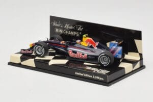 Red Bull Racing Renault RB5 #15 S. Vettel Showcar 2009 Minichamps 1:43 400090085 Kovina – slika 3 od 5
