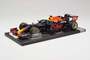 Red Bull RB16B #33 M. Verstappen France GP Winner 2021 Minichamps 1:18 113210833 Kovina – slika 2 od 7