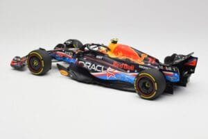 Red Bull RB19 #1 M. Verstappen Austin GP Winner 2023 Minichamps 1:18 110231901 Kovina – slika 5 od 6