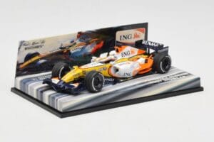 Renault R27 G. Fisichella / H. Kovalainen Showcar 2007 Minichamps 1:43 403070172 Kovina – slika 2 od 5