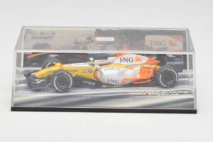 Renault R27 G. Fisichella / H. Kovalainen Showcar 2007 Minichamps 1:43 403070172 Kovina – slika 5 od 5
