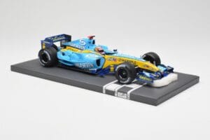 Renault F1 Team R25 #5 F. Alonso 3rd Place Brazil GP 2005 World Champion Minichamps 1:18 117051705 Kovina – slika 4 od 7