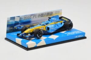 Renault R25 #5 F. Alonso Race Car 2005 Minichamps 1:43 403050025 Kovina – slika 2 od 5