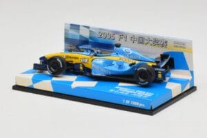 Renault R25 #5 F. Alonso Race Car 2005 Minichamps 1:43 403050025 Kovina – slika 3 od 5
