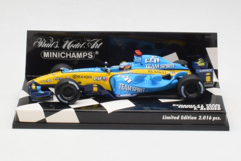Renault R25 F. Alonso F1 World Champion Showcar 2005 Minichamps 1:43 400050075 Kovina