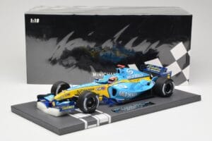 Renault R25 #5 F. Alonso Bahrain GP 2005 Minichamps 1:18 117050305 Smola – slika 7 od 7