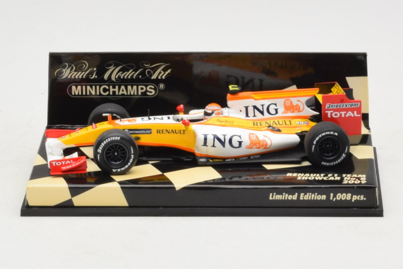 Renault R29 #8 N. Piquet Jr. Showcar F1 2009 Minichamps 1:43 400090078 Kovina
