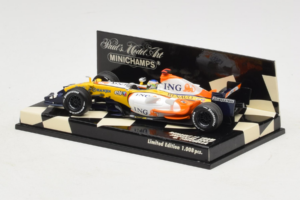 Renault R27 #3 G. Fisichella Renault F1 Team Showcar 2007 Minichamps 1:43 400070073 Kovina – slika 3 od 5