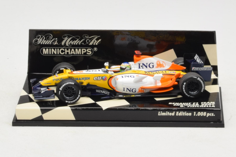 Renault R27 #3 G. Fisichella Renault F1 Team Showcar 2007 Minichamps 1:43 400070073 Kovina