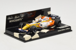 Renault R27 #4 H. Kovalainen Renault F1 Team Showcar 2007 Minichamps 1:43 400070074 Kovina – slika 2 od 5