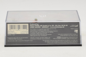 Renault R27 #4 H. Kovalainen Renault F1 Team Showcar 2007 Minichamps 1:43 400070074 Kovina – slika 5 od 5
