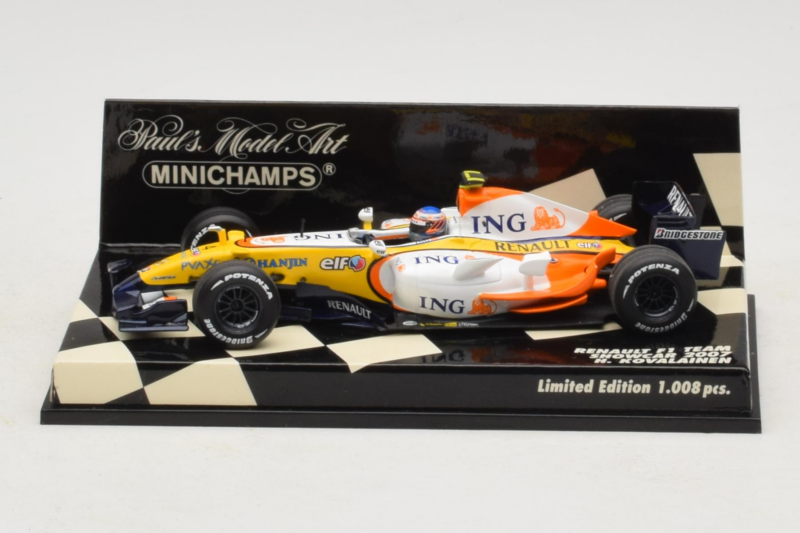 Renault R27 #4 H. Kovalainen Renault F1 Team Showcar 2007 Minichamps 1:43 400070074 Kovina