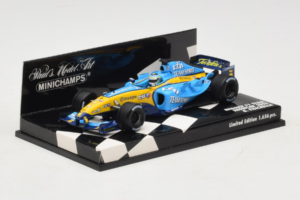 Renault R25 #6 G. Fisichella Renault F1 Team Showcar 2005 Minichamps 1:43 400050076 Kovina – slika 2 od 5