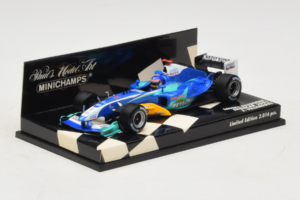 Sauber C24 Petronas #11 J. Villeneuve Sauber Petronas F1 Team Showcar 2005 Minichamps 1:43 400050081 Kovina – slika 2 od 5